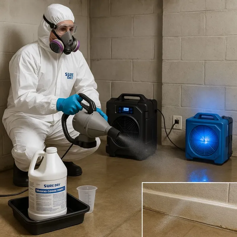 Sanitization and Odor Removal process in White House, TN