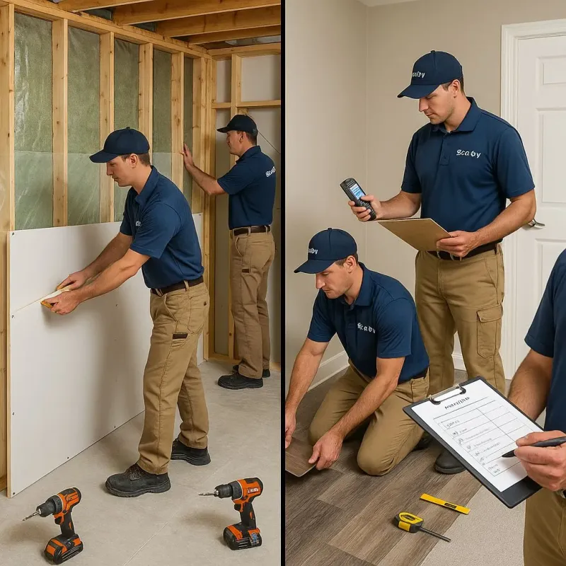 Repairs and Reconstruction process in White House, TN